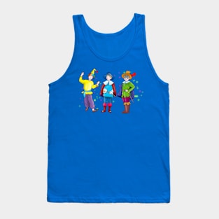 Cartoon boys in carnival costumes Tank Top